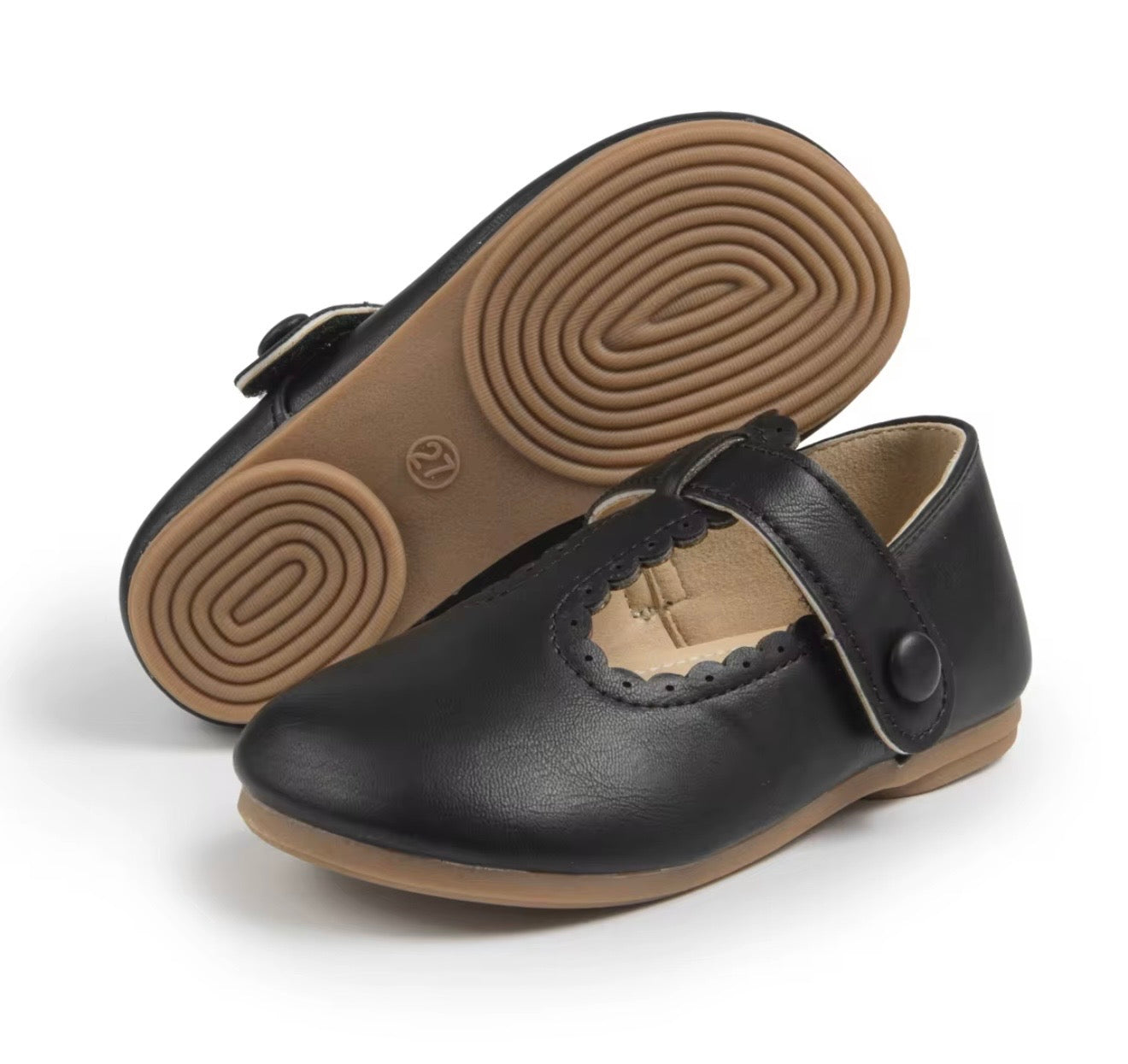Scallop Mary Janes