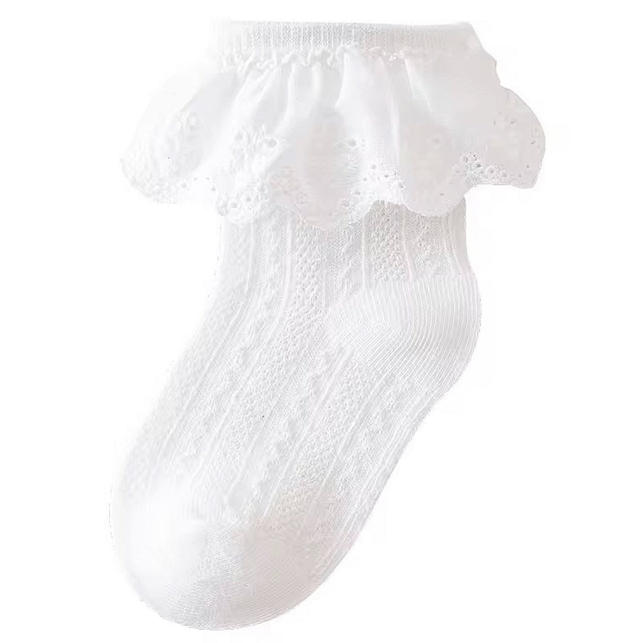 Princess Frill Mesh Socks
