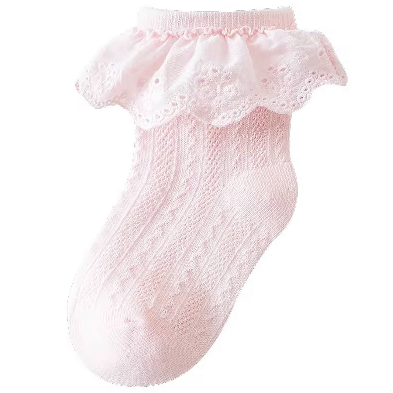 Princess Frill Mesh Socks