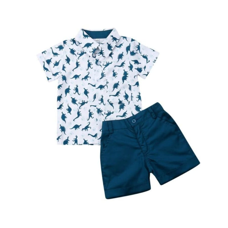 Ross Dinosaur Shirt + Short Set